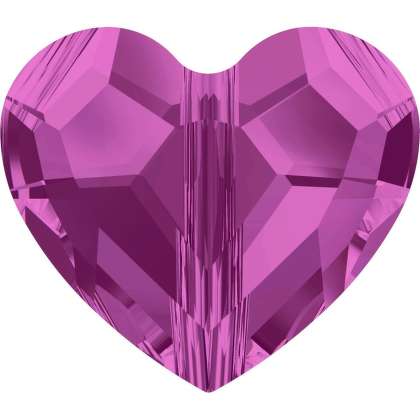 Swarovski 5741 8mm Fuchsia Love Bead